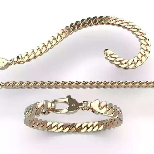 CUBAN LINK CHAIN BRACELET 010