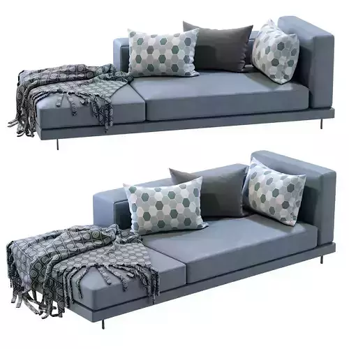 Ditre Italia Shade Chaise Longue Leather