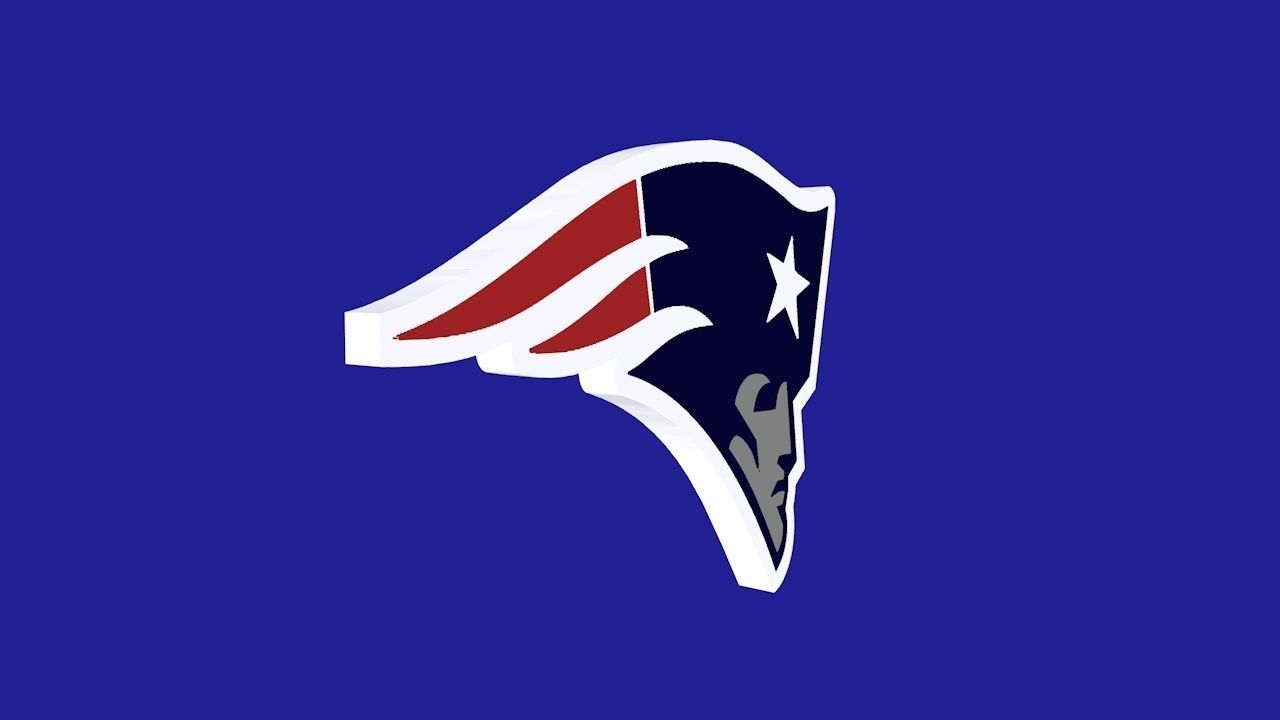 New England Patriots Team Logo 3D model_2