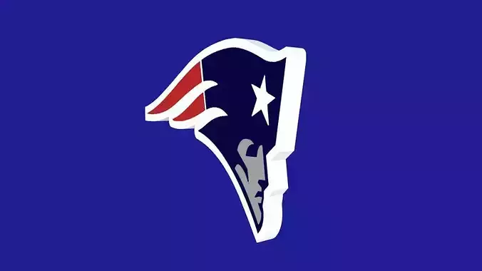 New England Patriots Team Logo 3D model