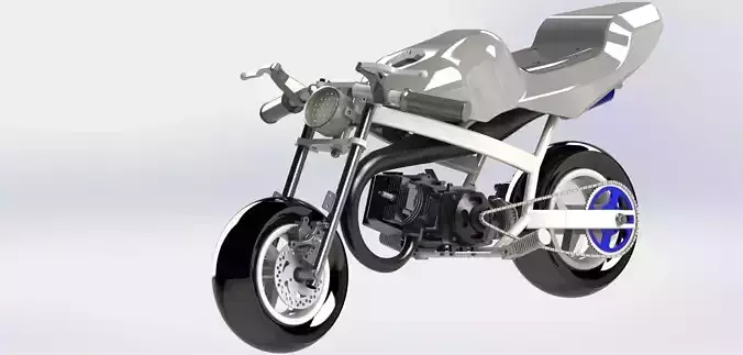 Motor bike full build 50cc