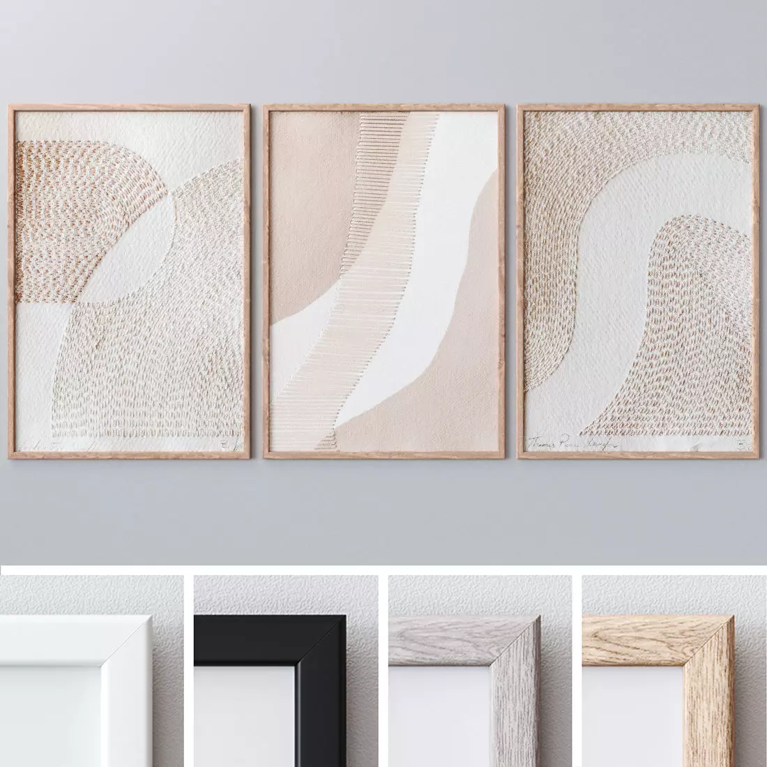 Photo Frames Set  356 3D model_0