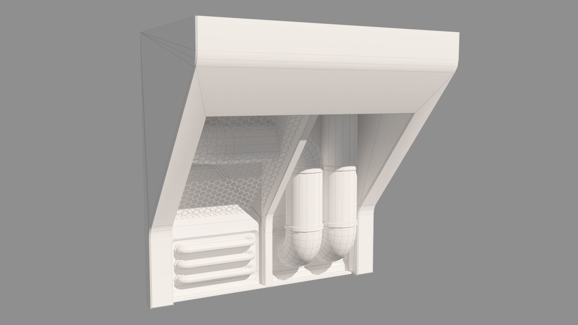 Modular Sci-Fi panels vol 01 Low-poly 3D model_8