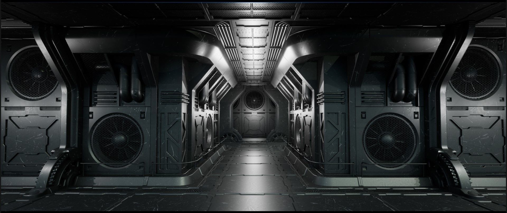 Modular Sci-Fi panels vol 01 Low-poly 3D model_28