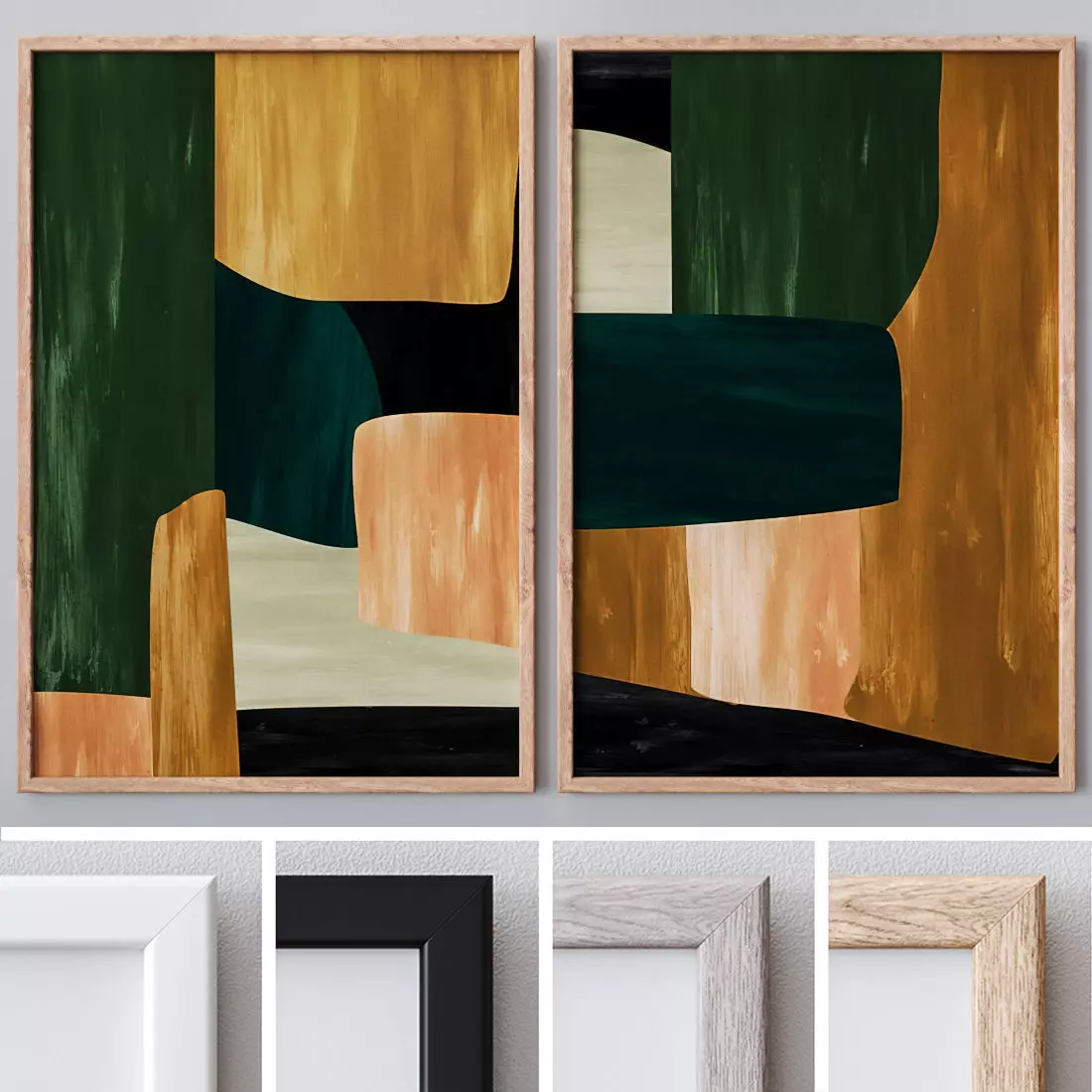 Photo Frames Set  364 3D model_0