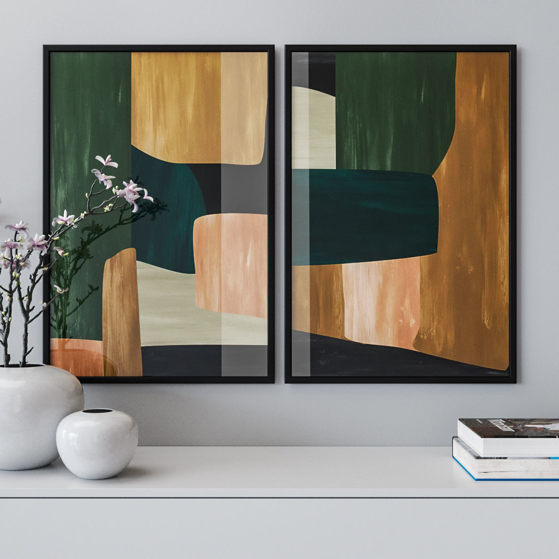 Photo Frames Set  364 3D model_1