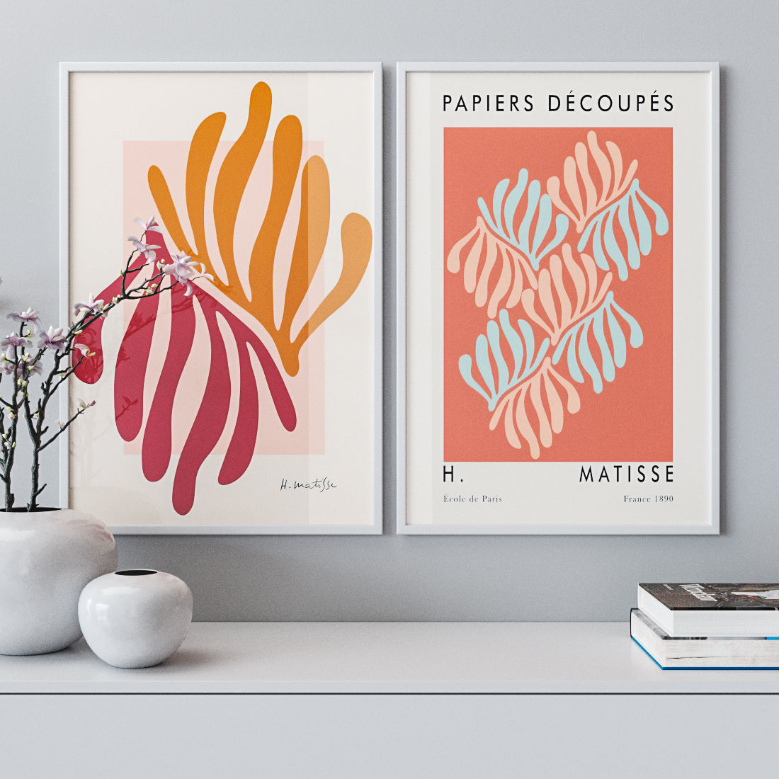 Photo Frames Set  368 3D model_1