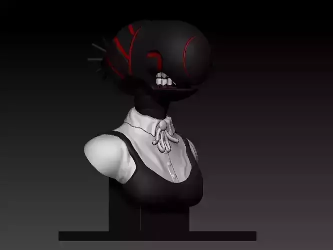 Bust of Reze bomb devil of Chainsaw man 3D print model