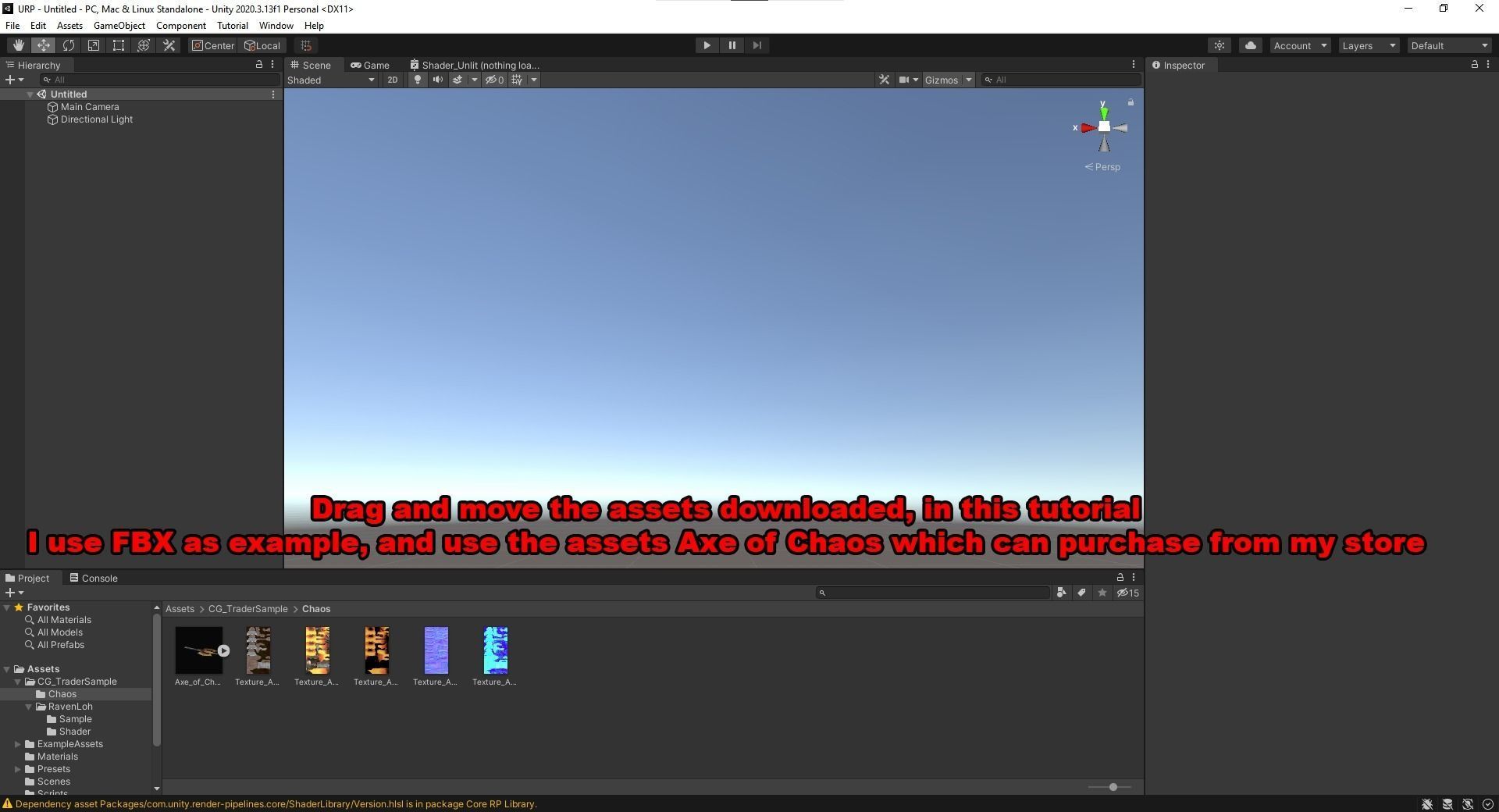 Raven Loh- RMA and Diffuse only shader for Unity Free low-poly 3D model_2