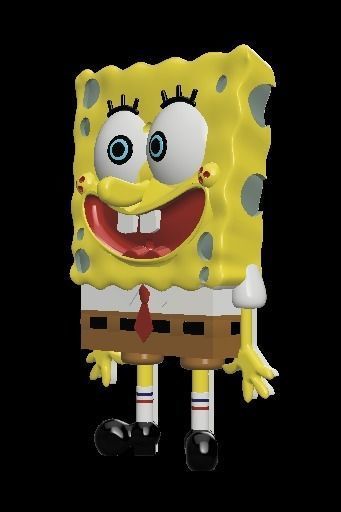Spongebob Light switch 3D model 3D printable | CGTrader
