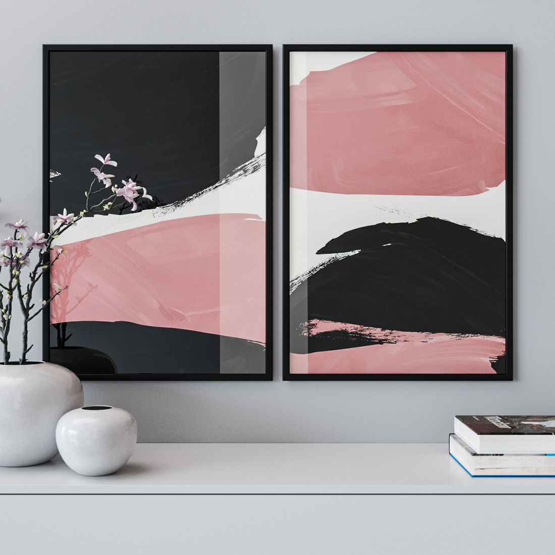 Photo Frames Set  376 3D model_1