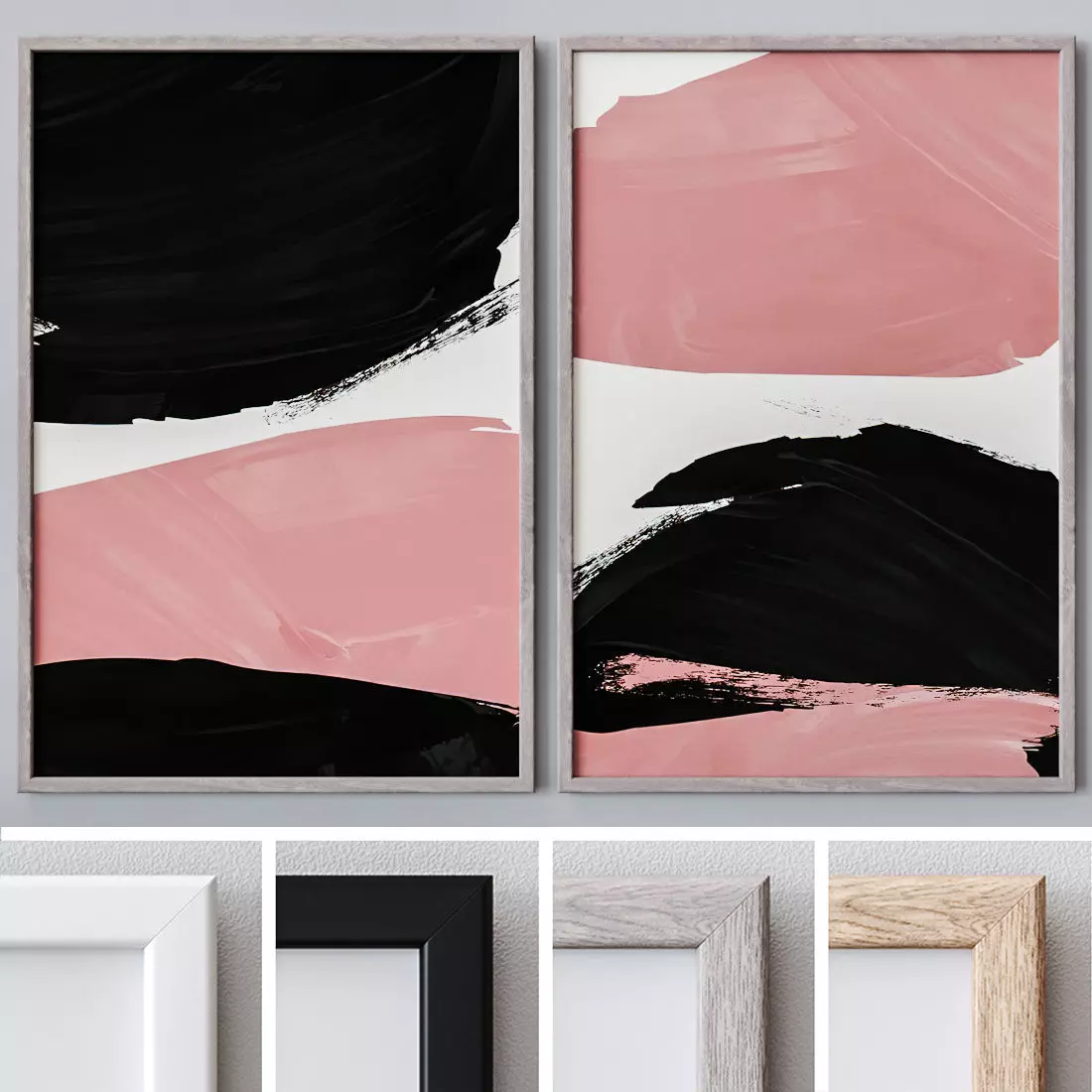 Photo Frames Set  376 3D model_0