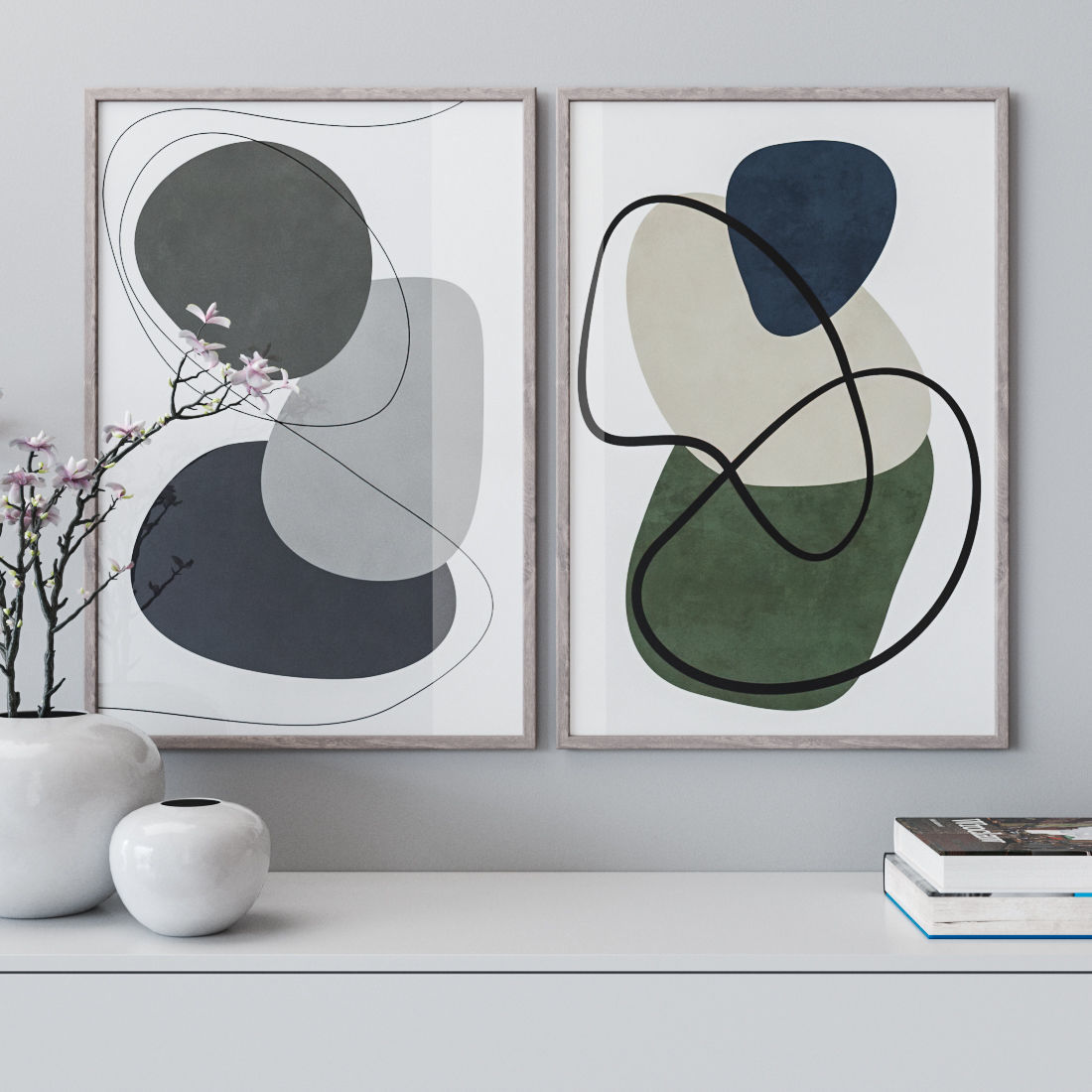 Photo Frames Set  379 3D model_1