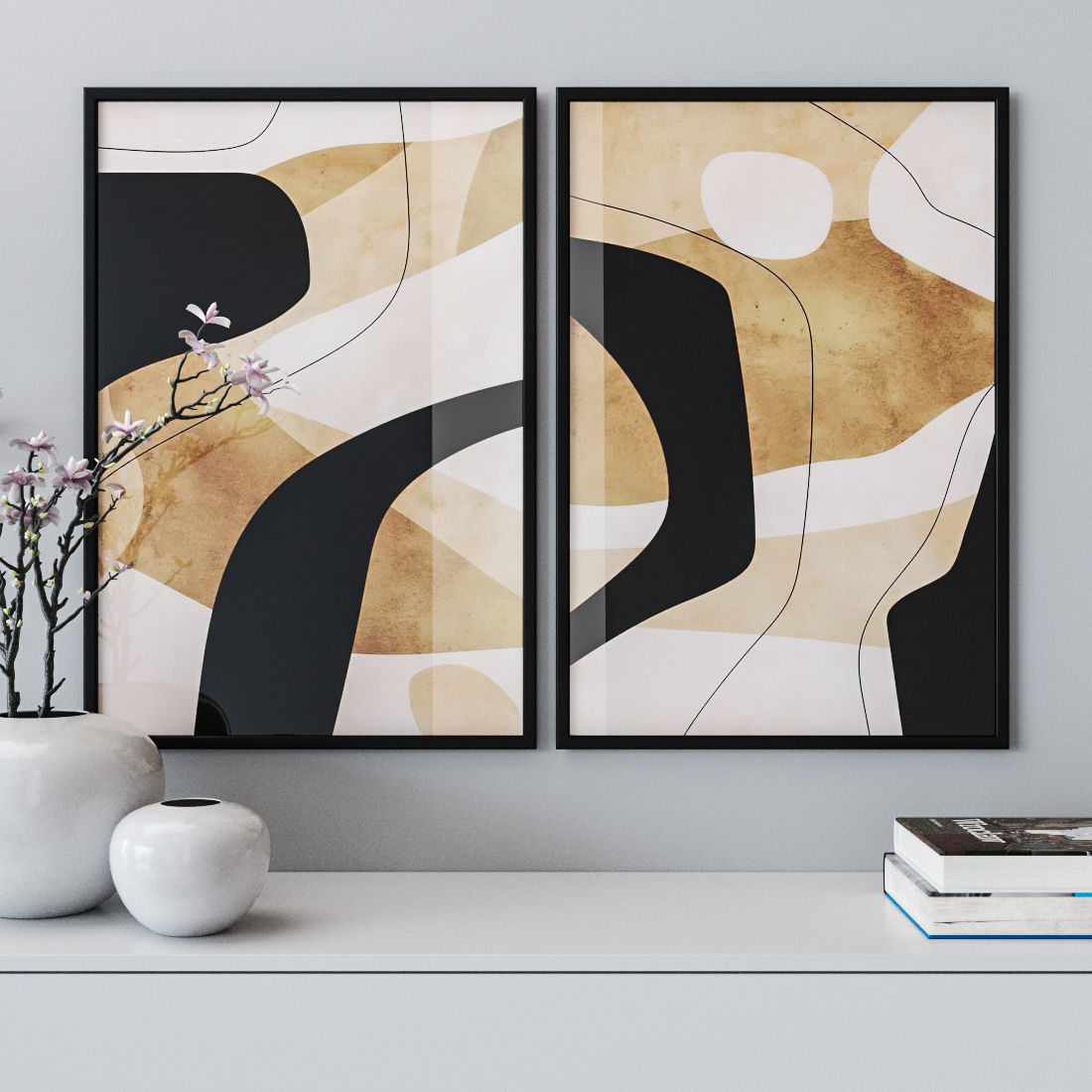 Photo Frames Set  381 3D model_1