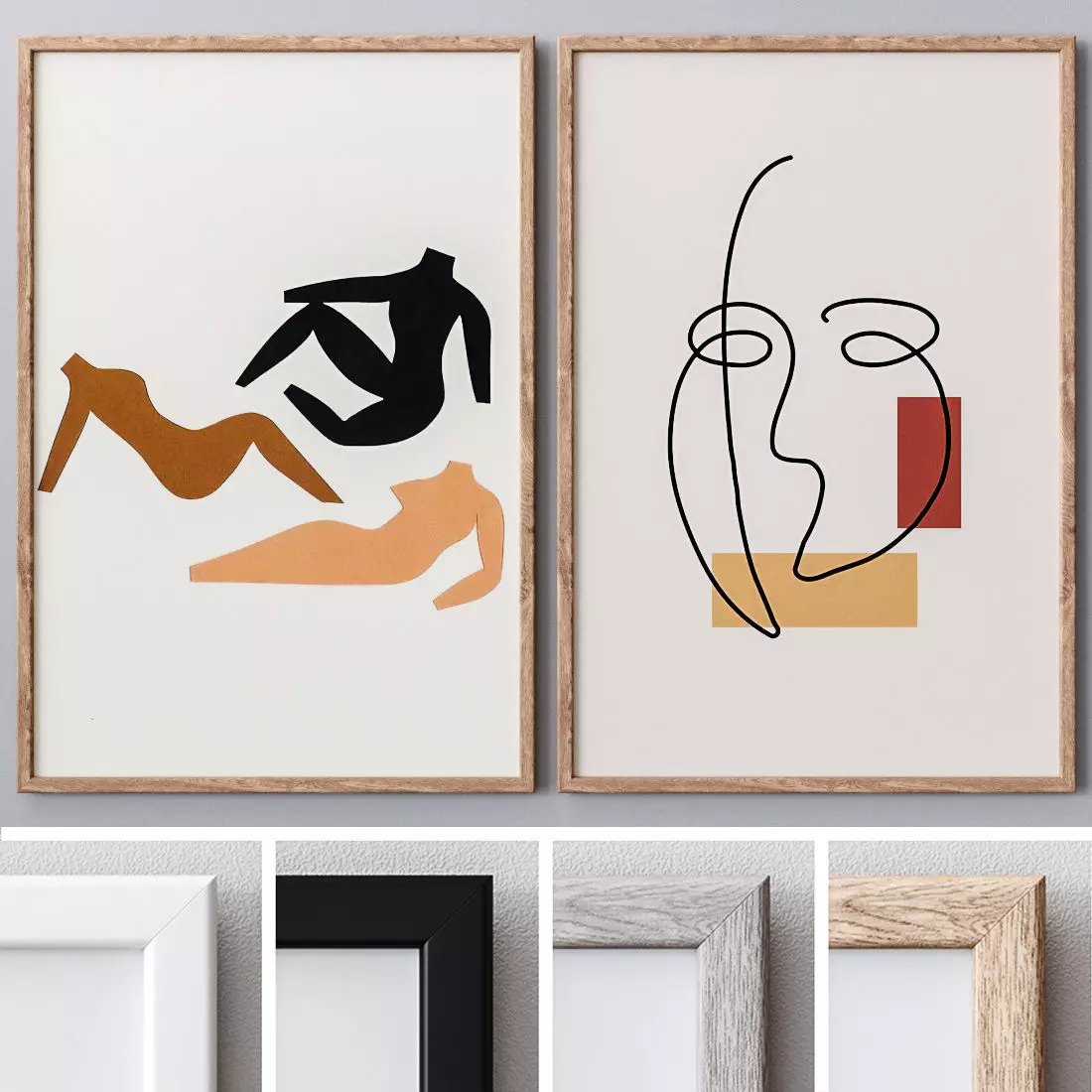 Photo Frames Set  382 3D model_0