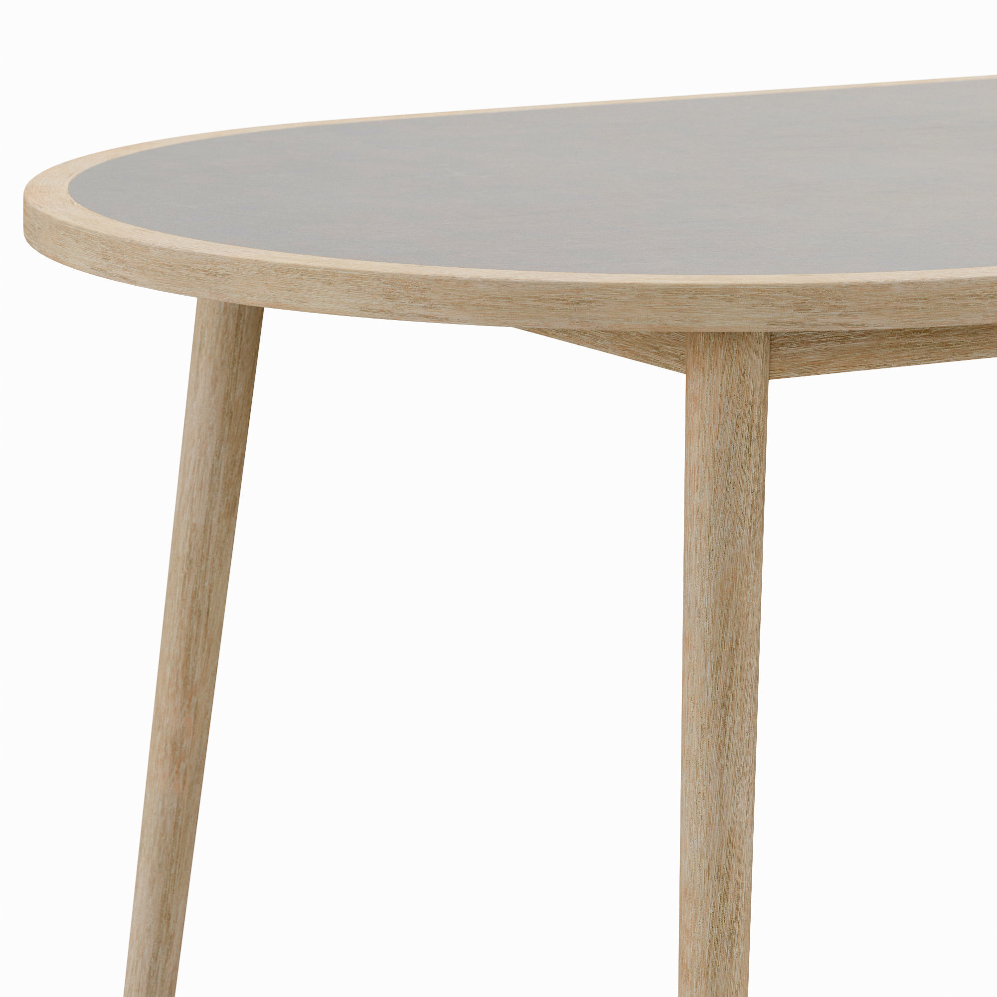 Nina oval table Low-poly 3D model_7