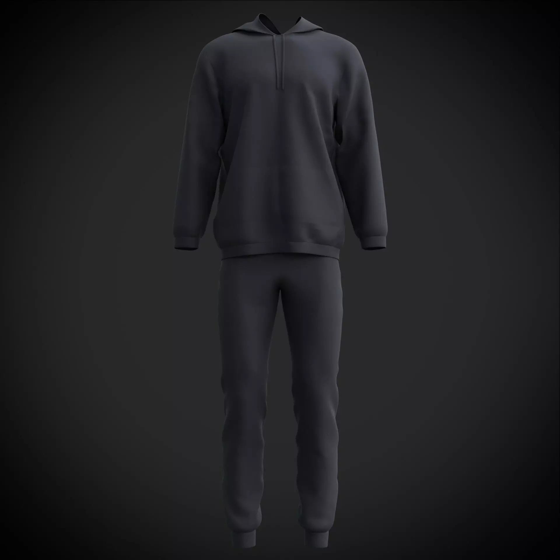 Active Wear set - Male Tracksuit Low-poly 3D model