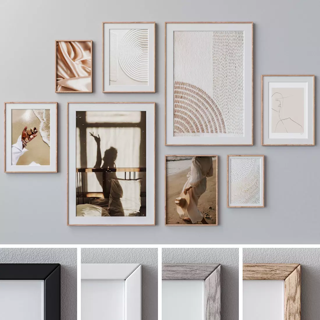 Photo Frames Set  389 3D model_0