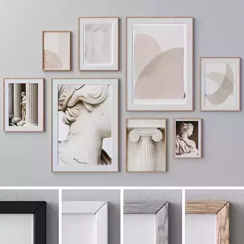 Photo Frames Set  398 3D model