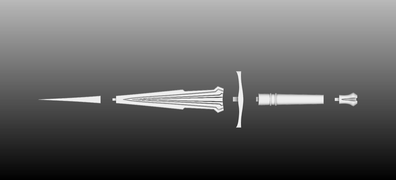 Loki Dagger - Loki Series and Infinity War 3D print model_4