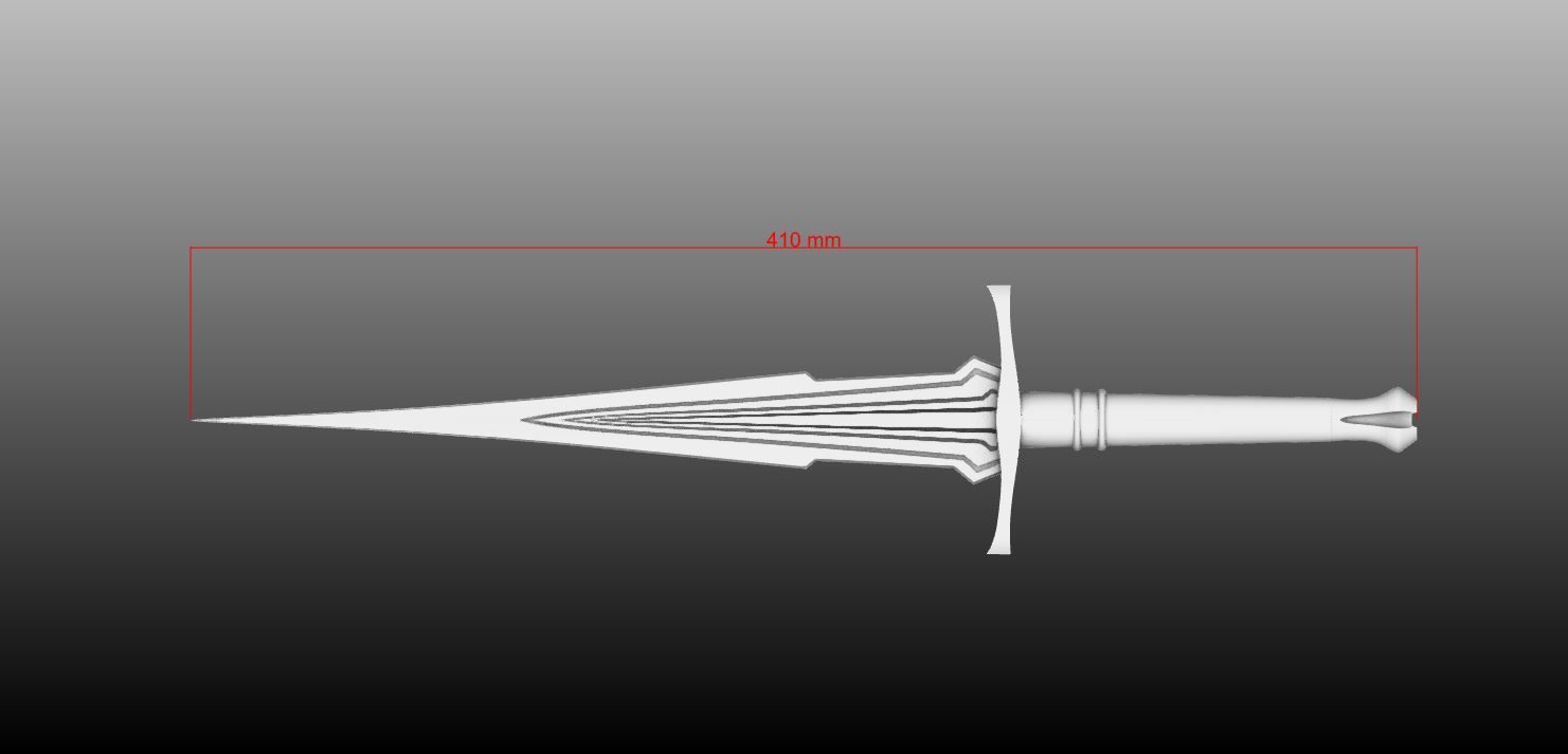Loki Dagger - Loki Series and Infinity War 3D print model_5