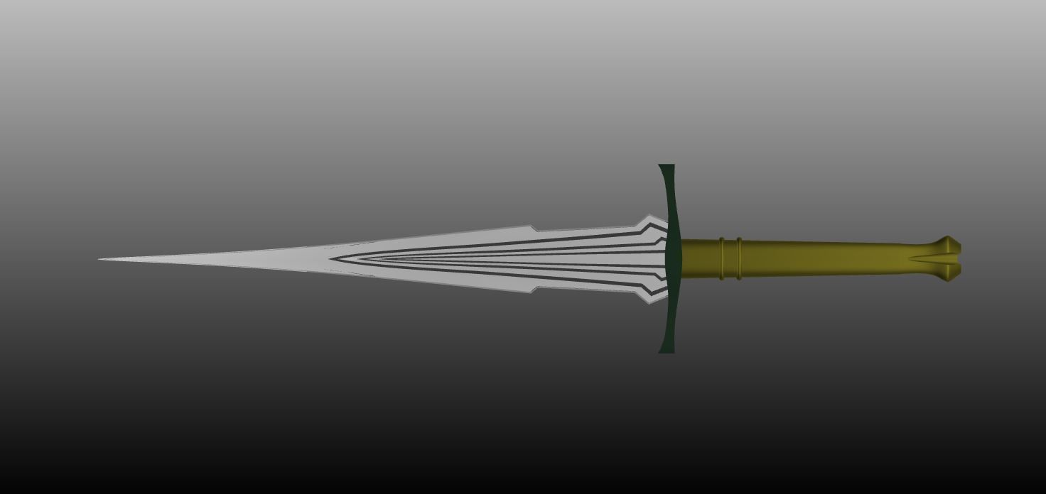 Loki Dagger - Loki Series and Infinity War 3D print model_1