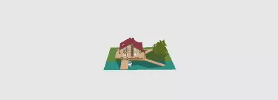 lake house Free 3D model