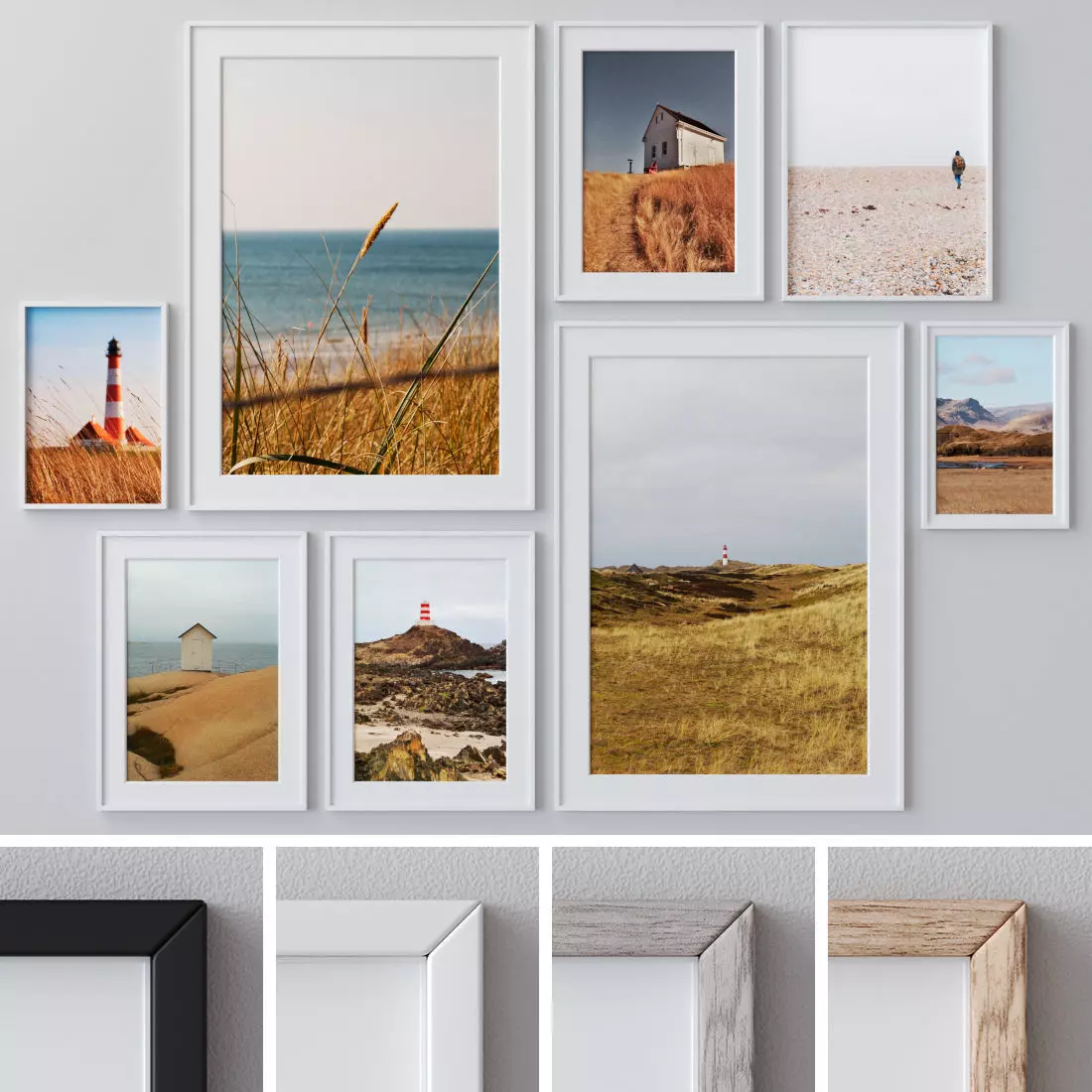 Photo Frames Set  406 3D model_0