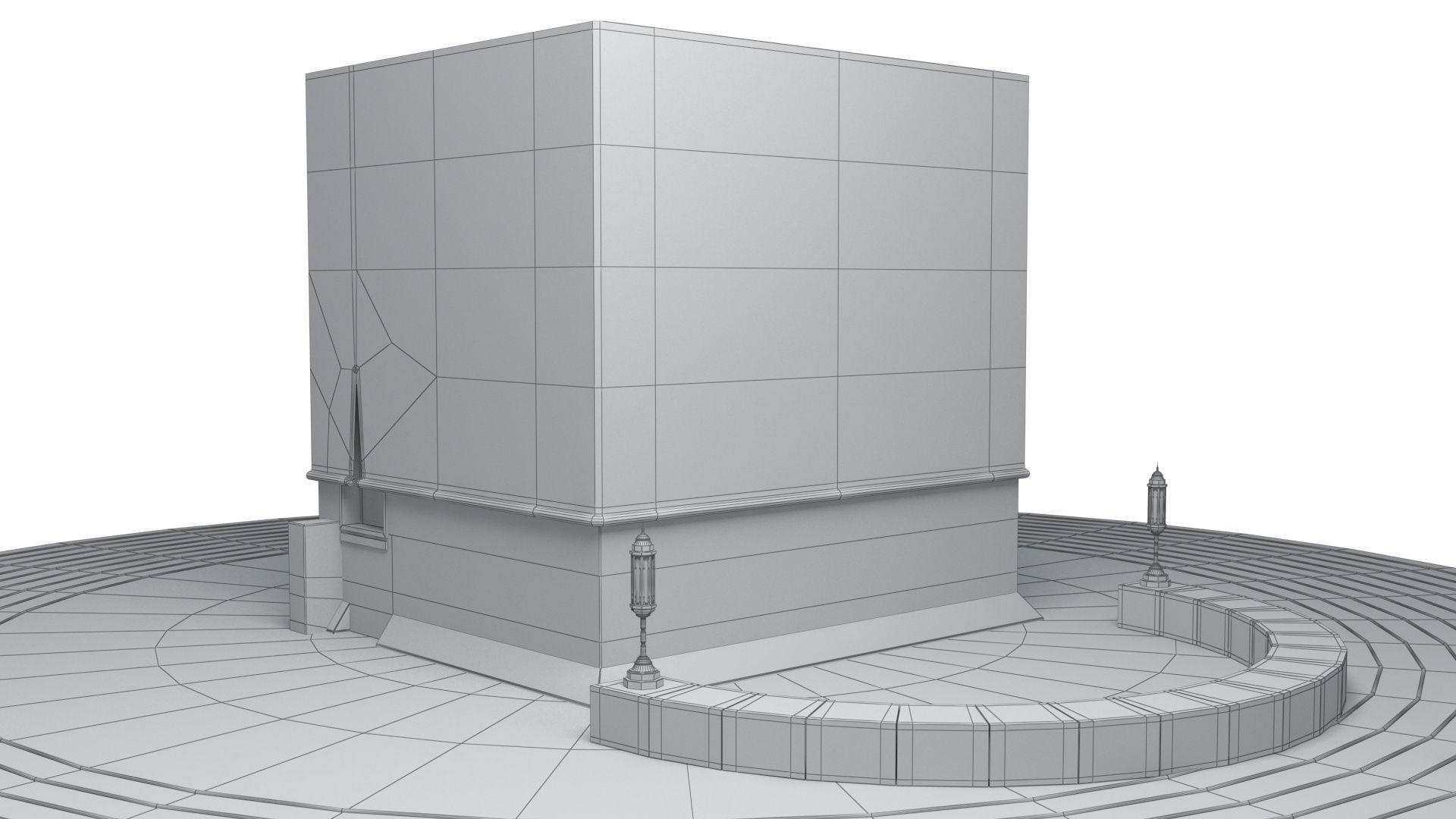 Kaaba 3d model realistic Low-poly 3D model_9