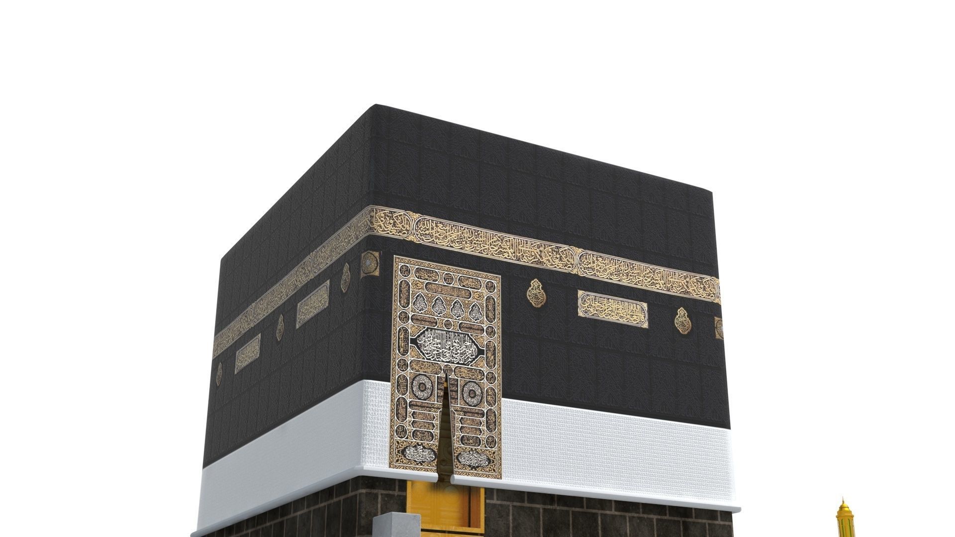 Kaaba 3d model realistic Low-poly 3D model_18