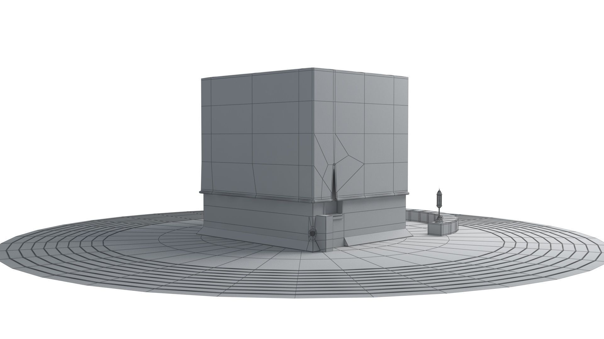 Kaaba 3d model realistic Low-poly 3D model_8