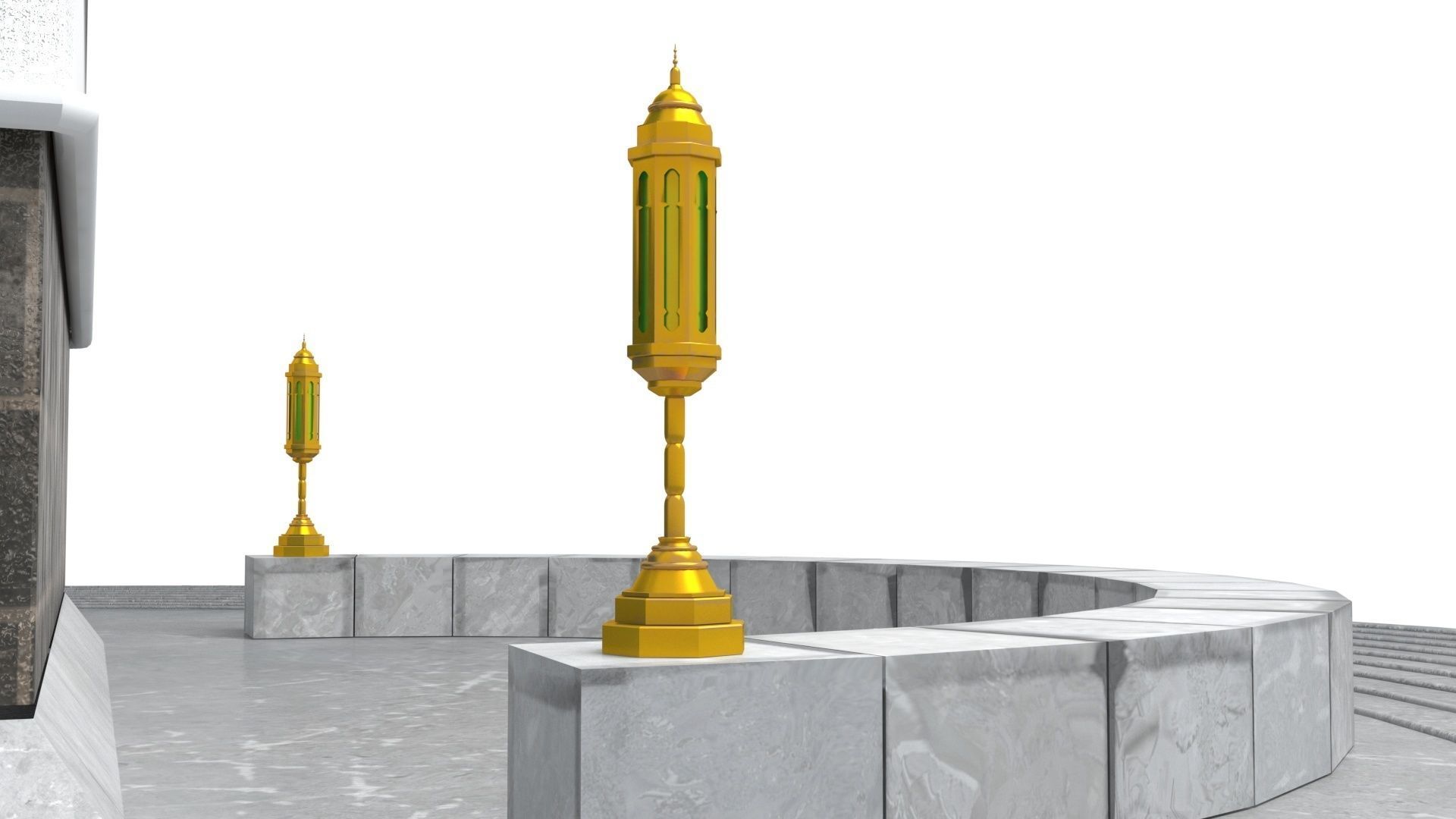 Kaaba 3d model realistic Low-poly 3D model_14