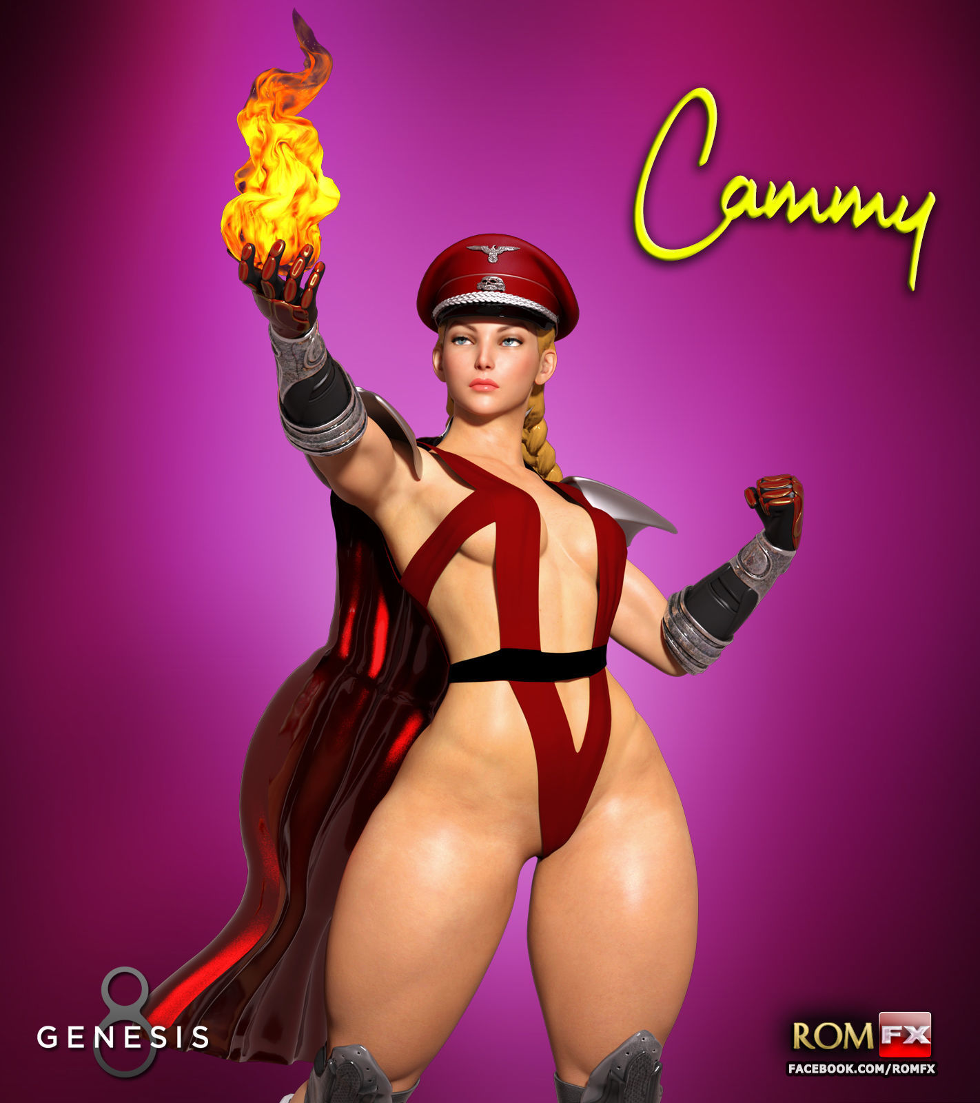 Cammy For G8F And G8-1F 3D model_2