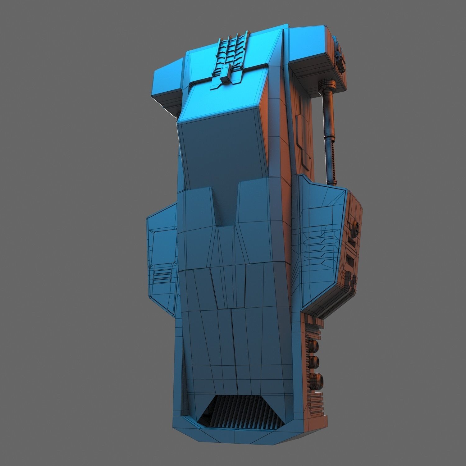 Hypersleep Chamber 3D model_9