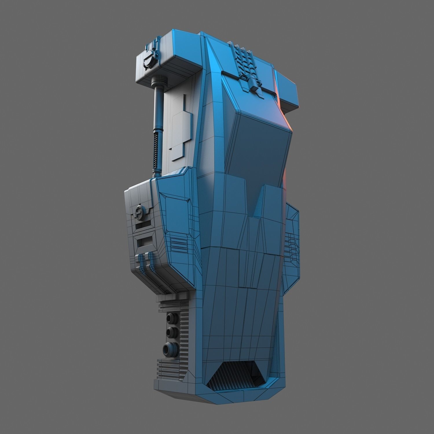 Hypersleep Chamber 3D model_8