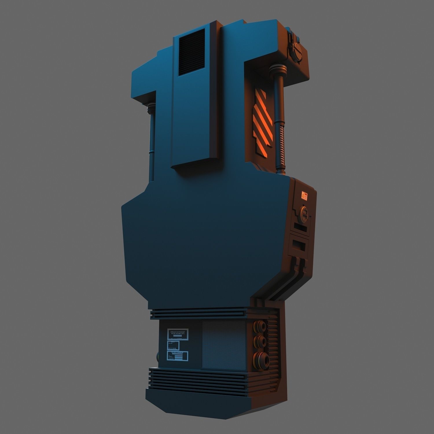 Hypersleep Chamber 3D model_4