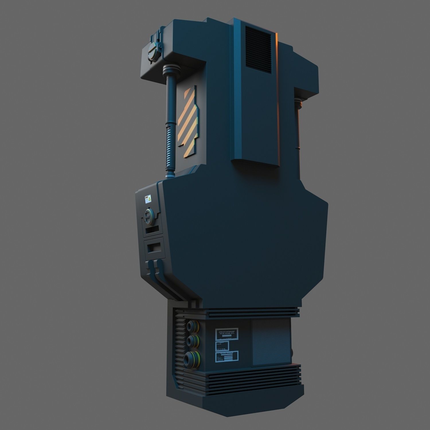 Hypersleep Chamber 3D model_5