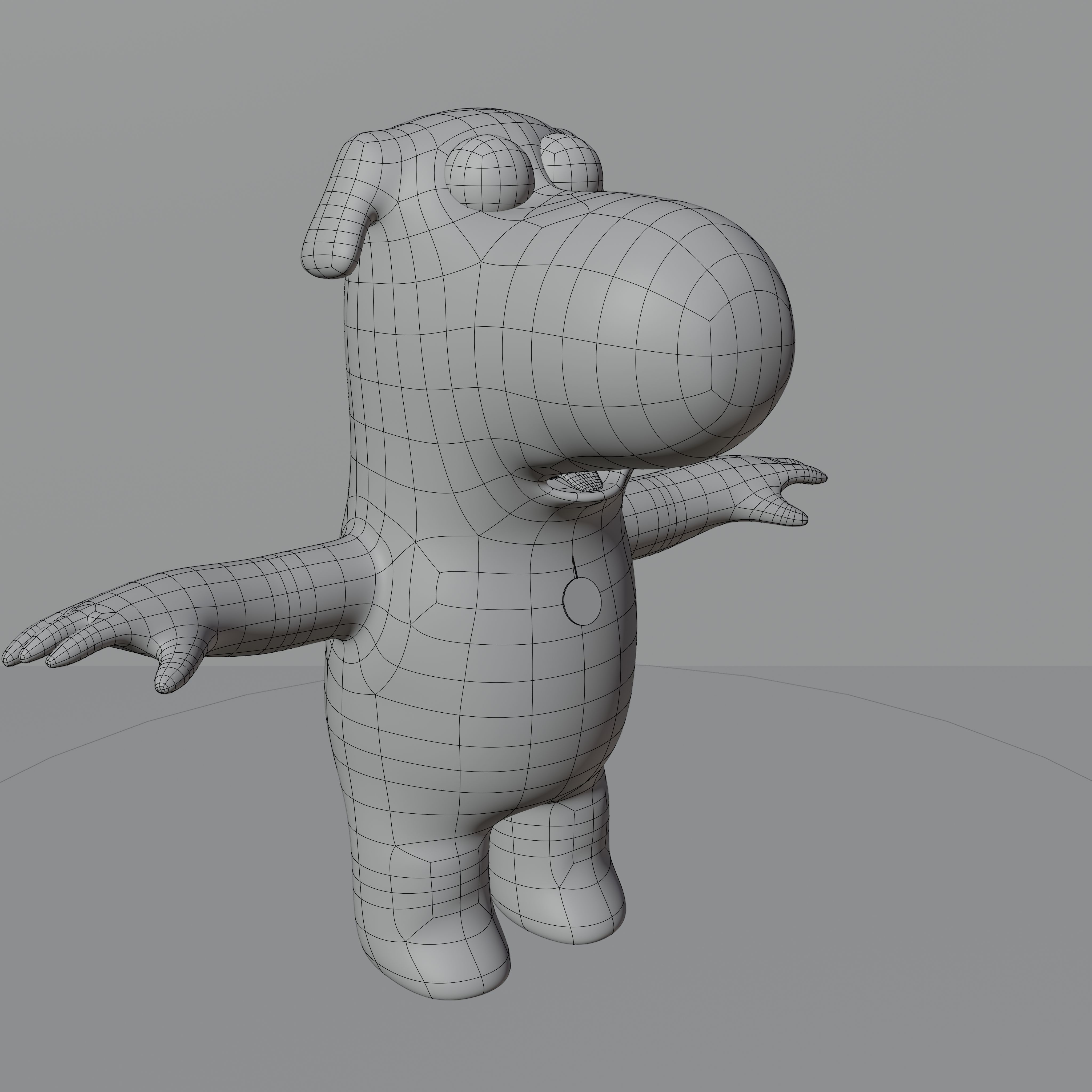 Brian Griffin From Family Guy Rigged Low-poly 3D model_48