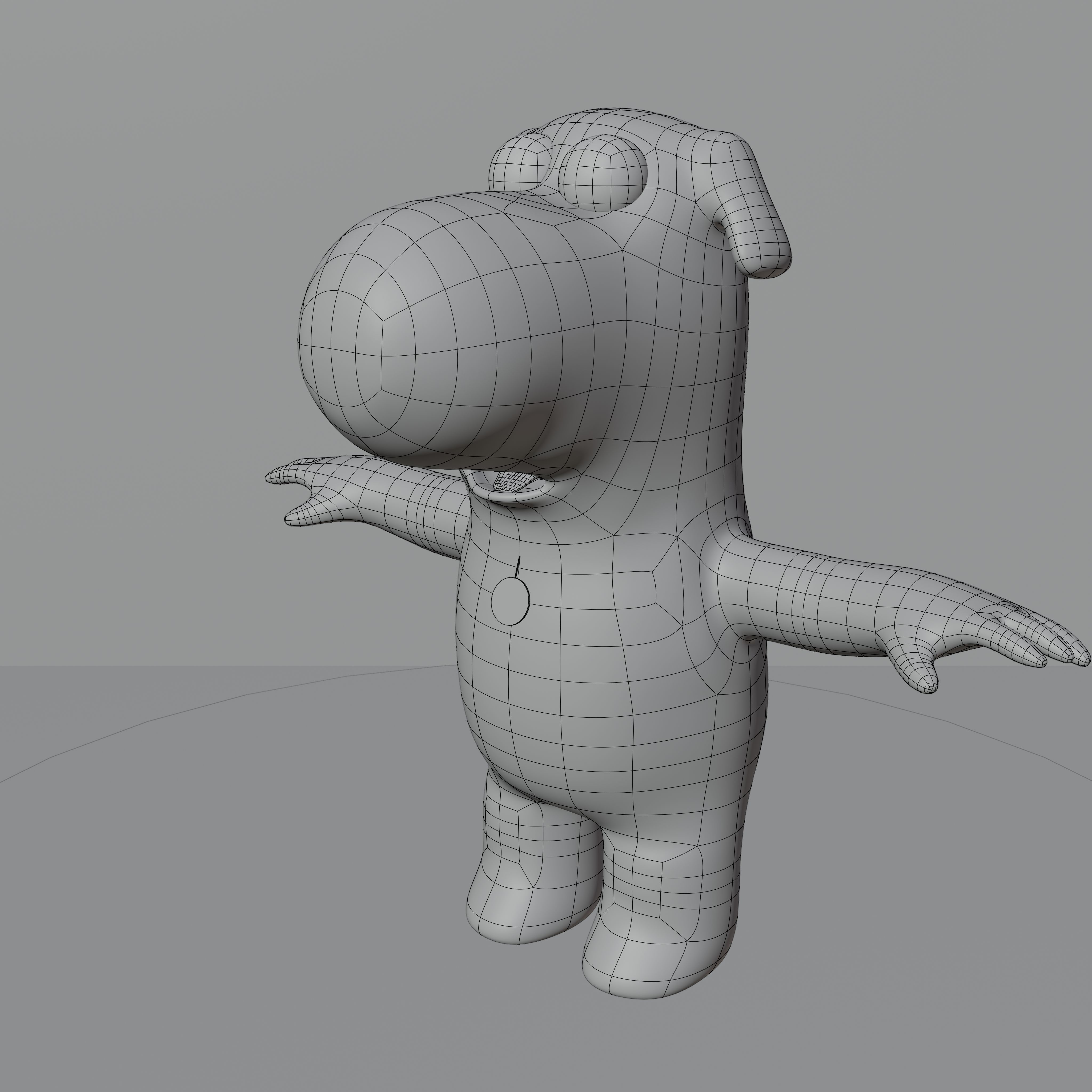 Brian Griffin From Family Guy Rigged Low-poly 3D model_51