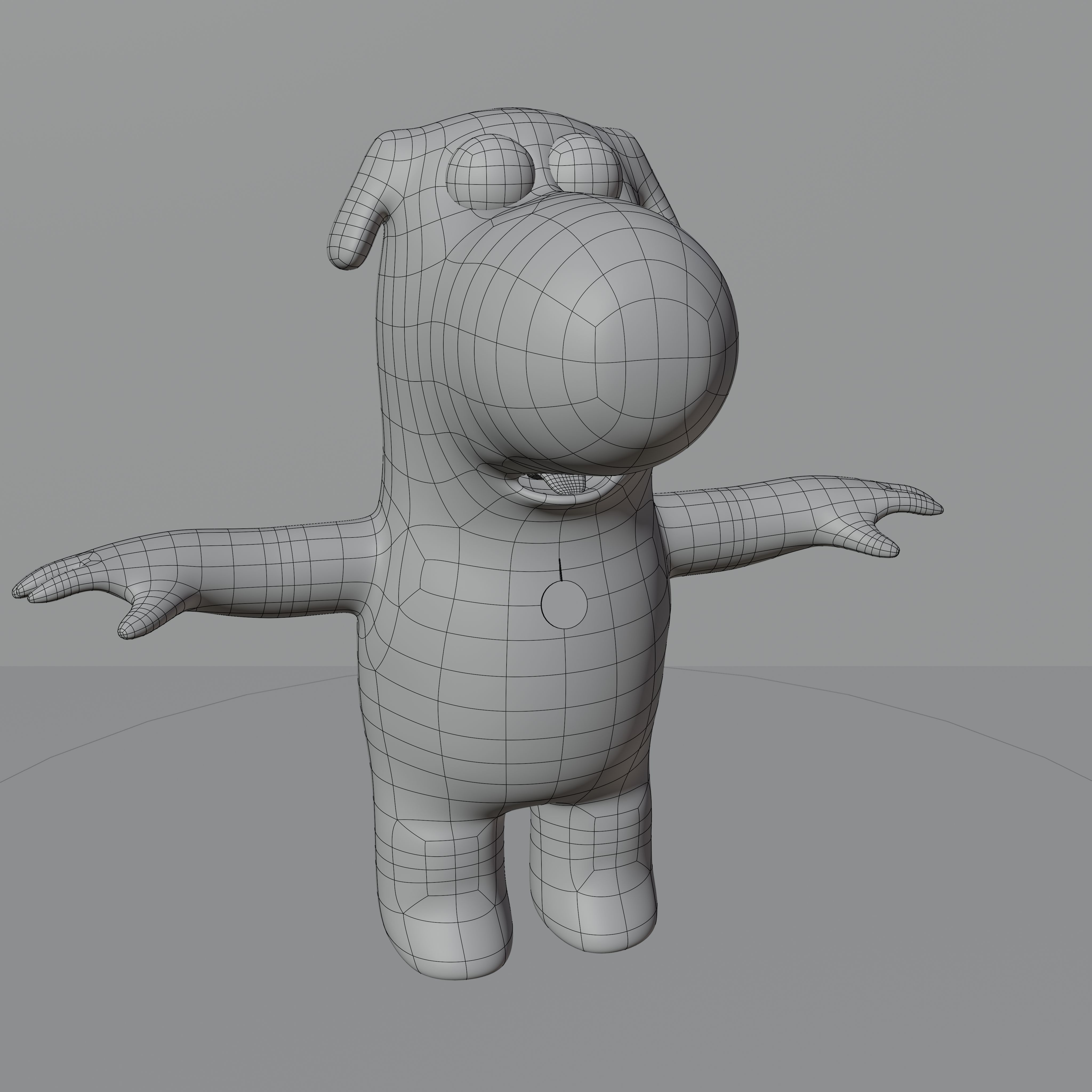 Brian Griffin From Family Guy Rigged Low-poly 3D model_68