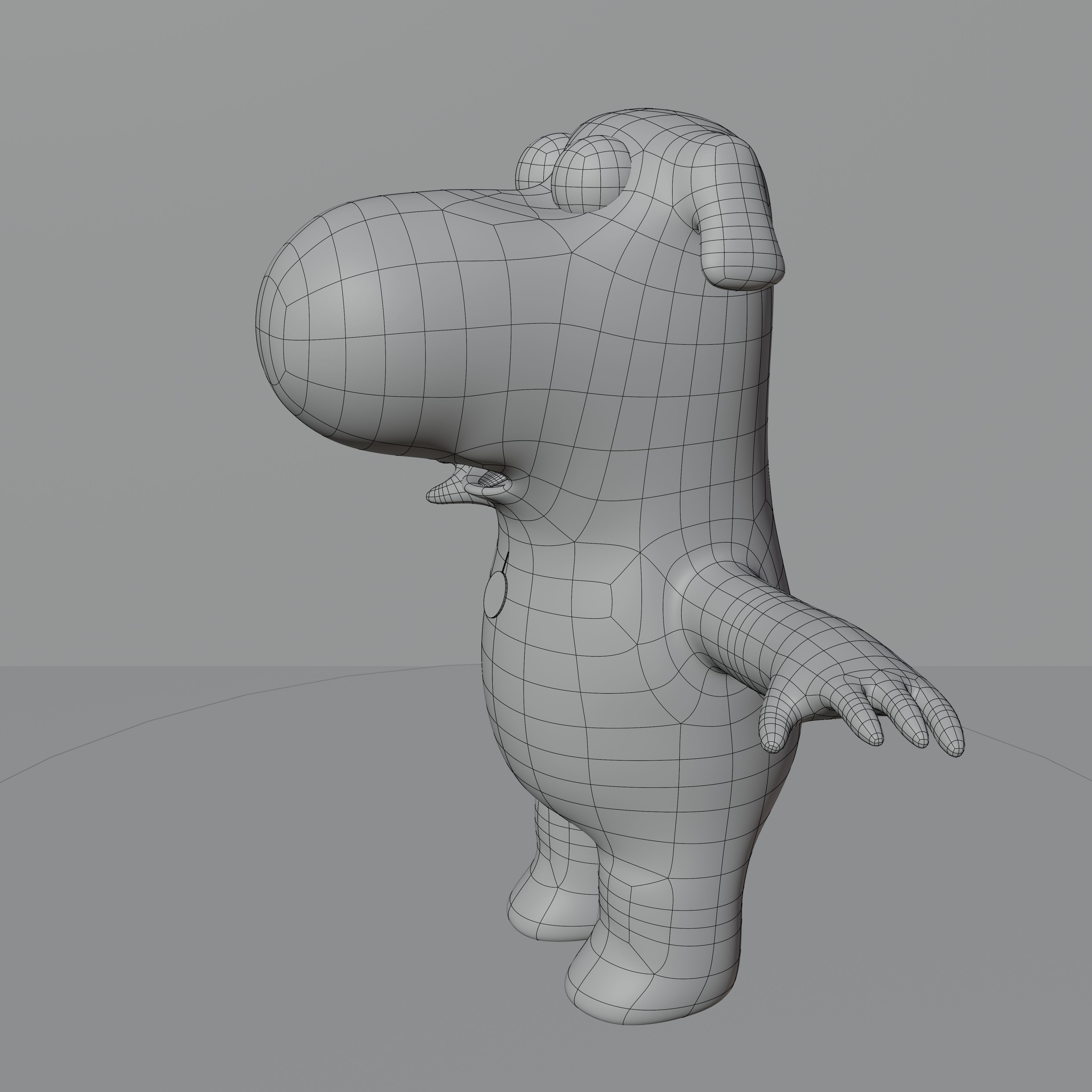 Brian Griffin From Family Guy Rigged Low-poly 3D model_50