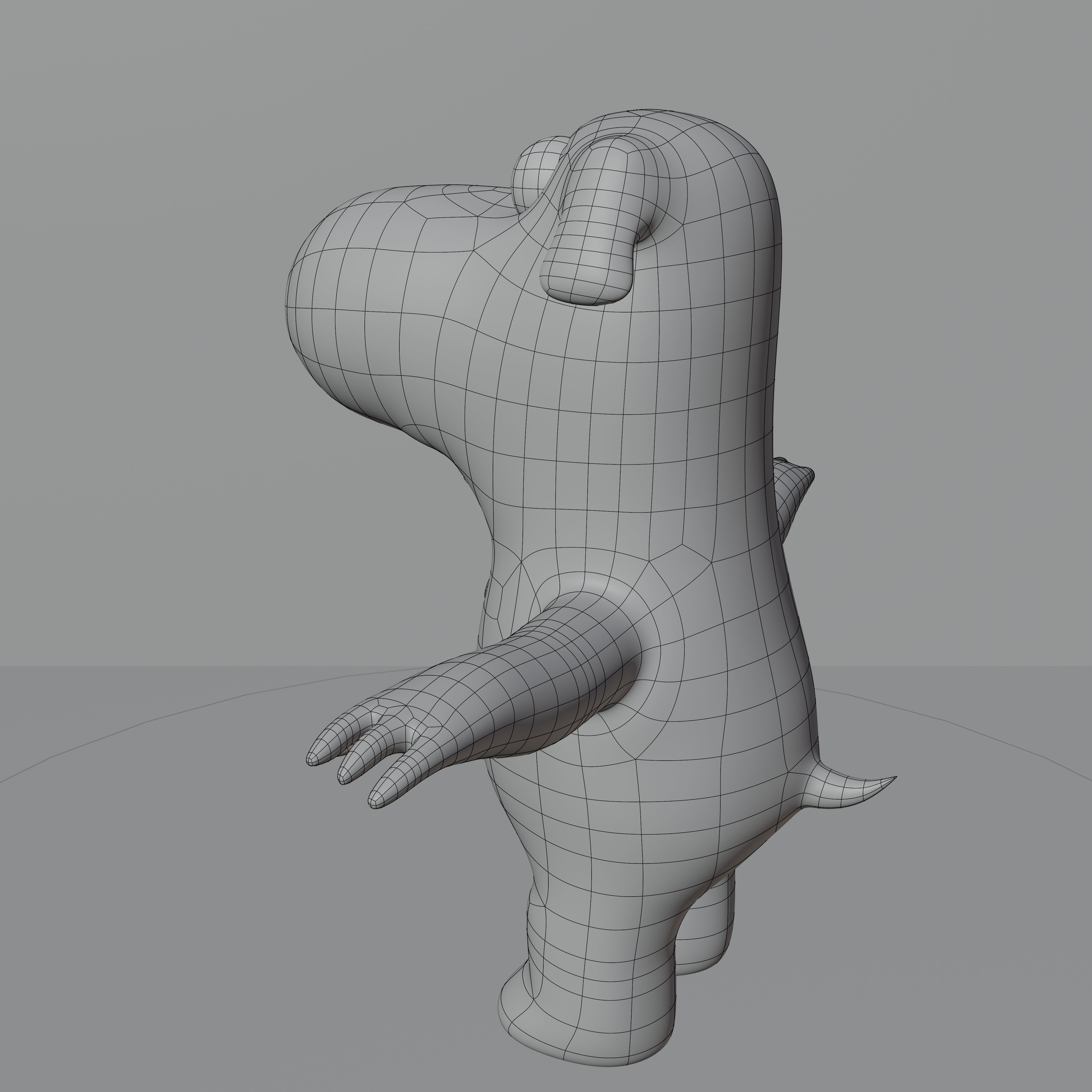 Brian Griffin From Family Guy Rigged Low-poly 3D model_66