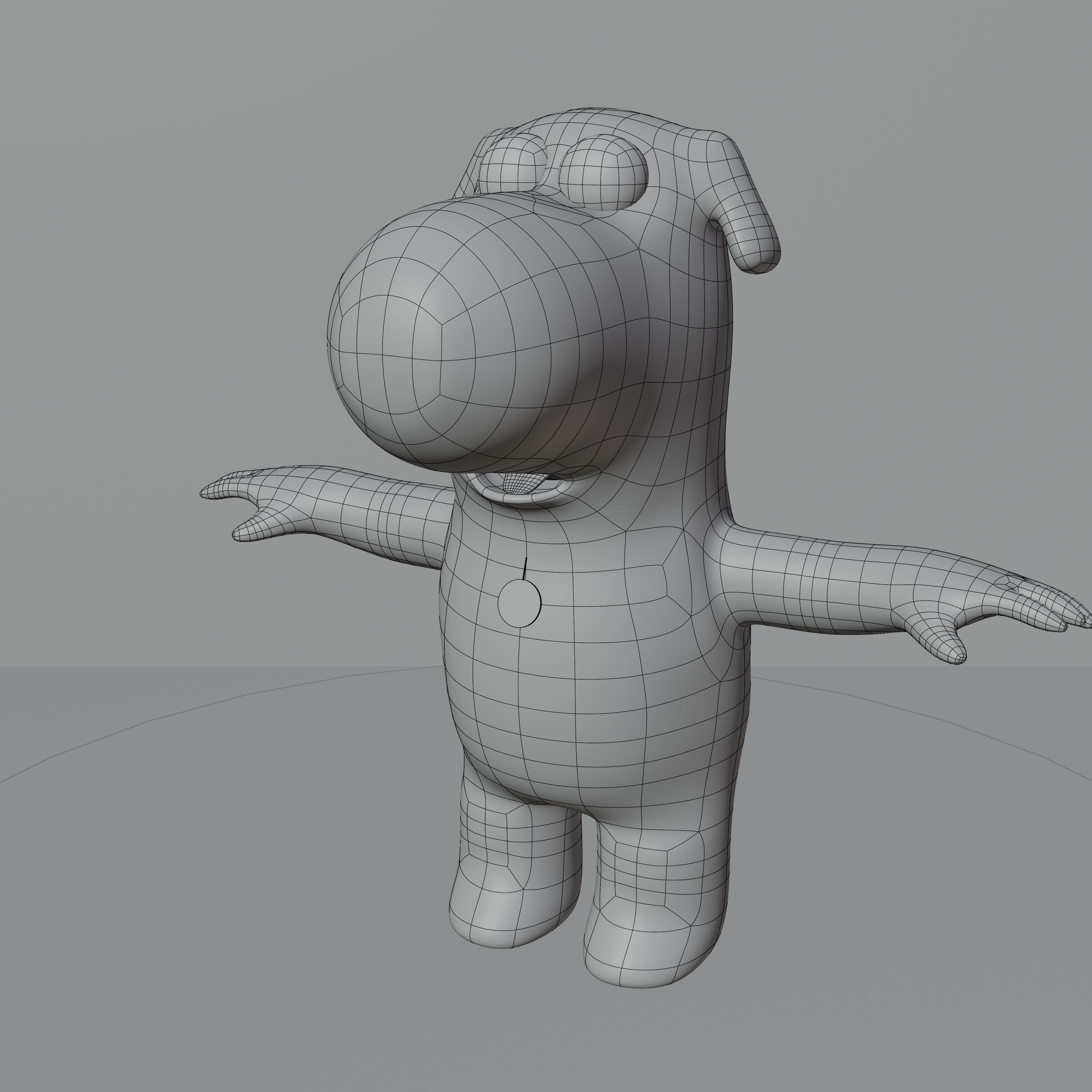 Brian Griffin From Family Guy Rigged Low-poly 3D model_55
