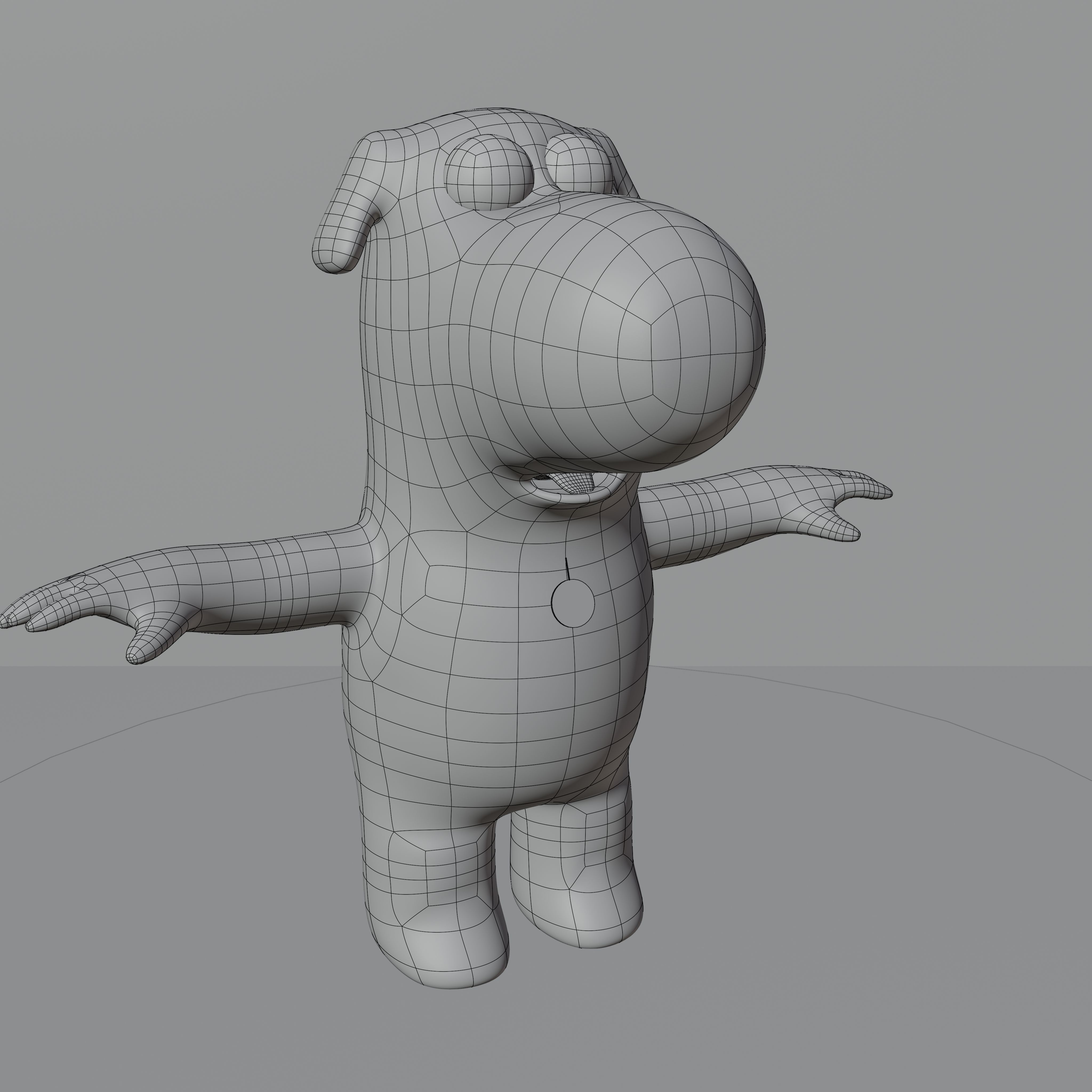 Brian Griffin From Family Guy Rigged Low-poly 3D model_56