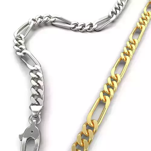 LINK CHAIN BRACELET 020 3D print model