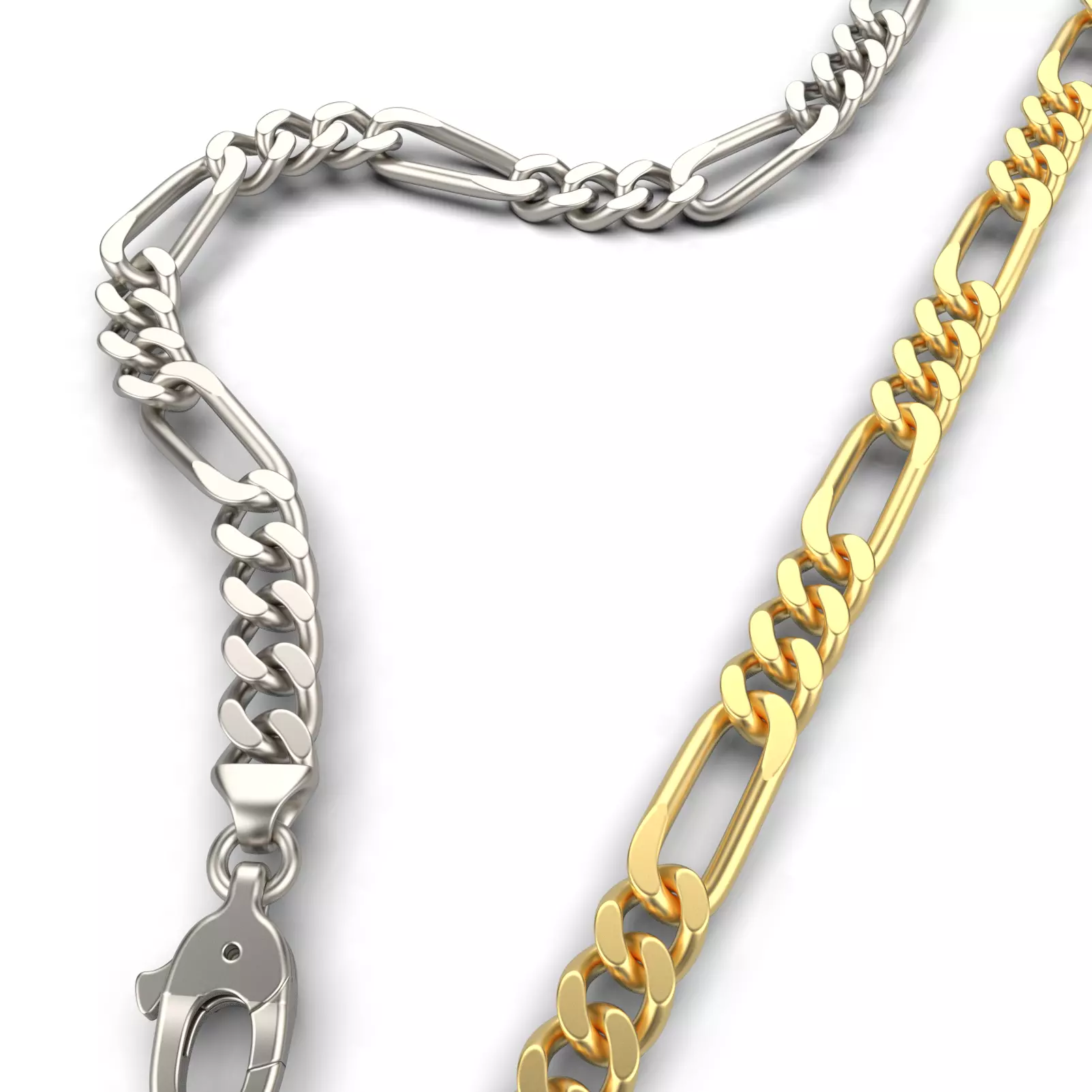 LINK CHAIN BRACELET 020 3D print model_0