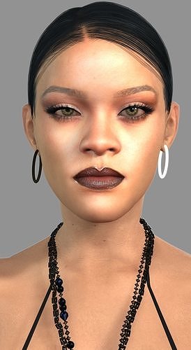 RIHANNA 3d Character celebrity 3D model
