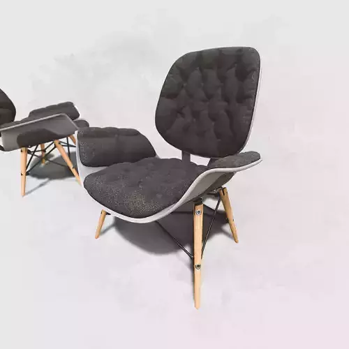 Armchair pair of lounge chairs