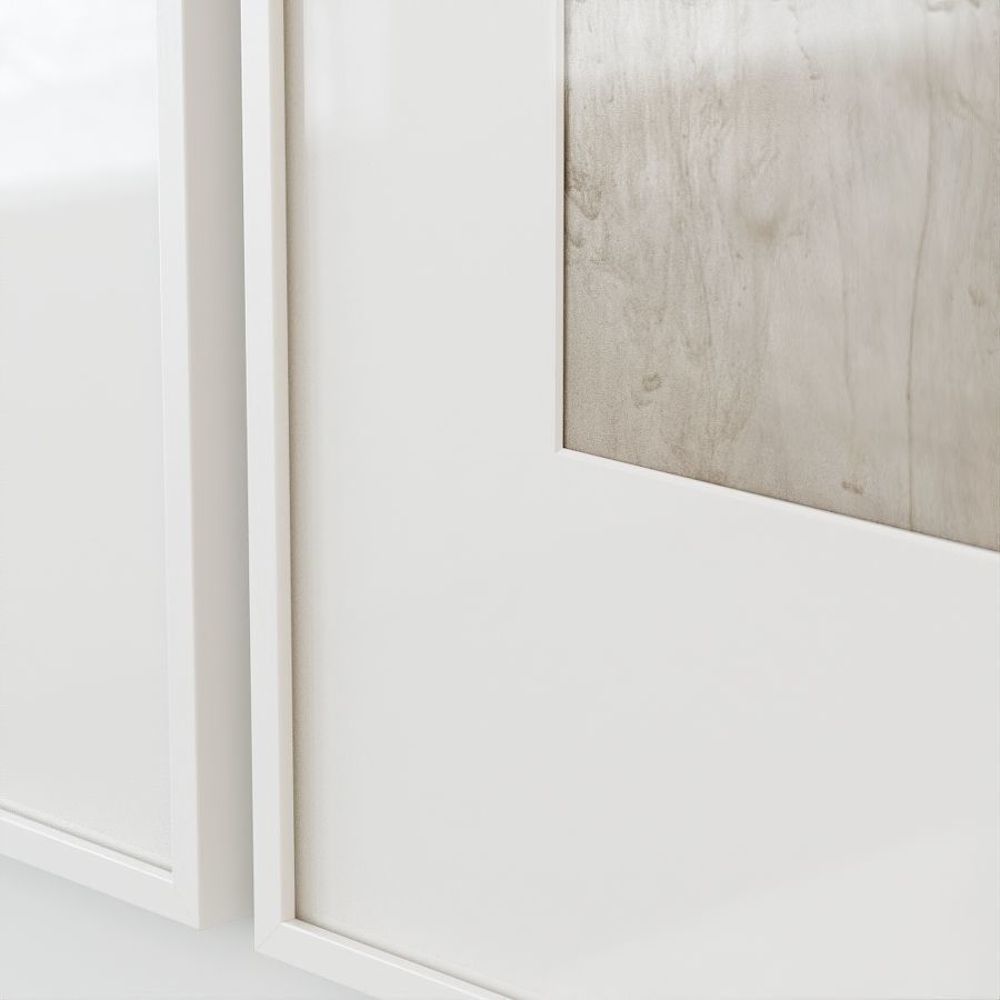 Diptych abstract poster set 3D model_2