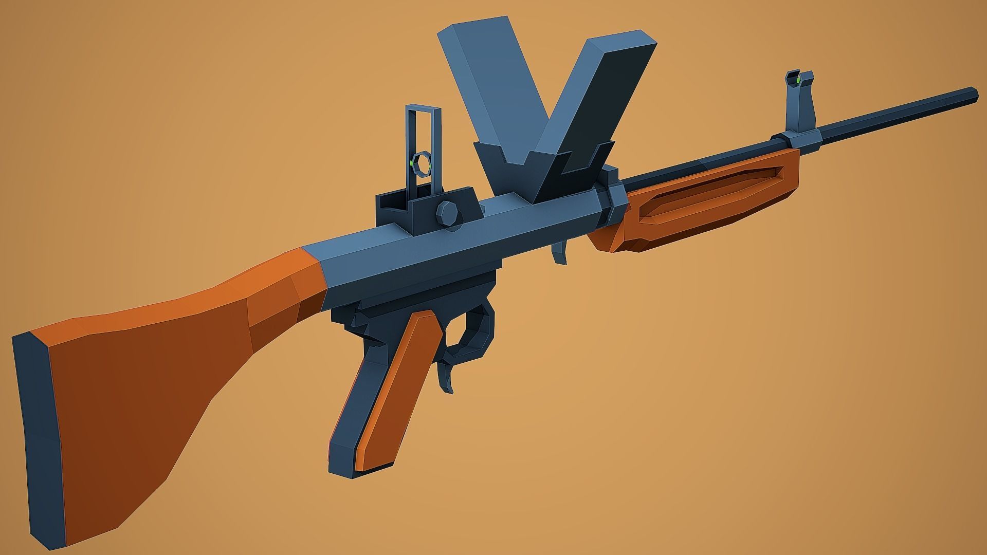 Stylized Burton LMR Low Poly Mobile Ready Low-poly 3D model_1